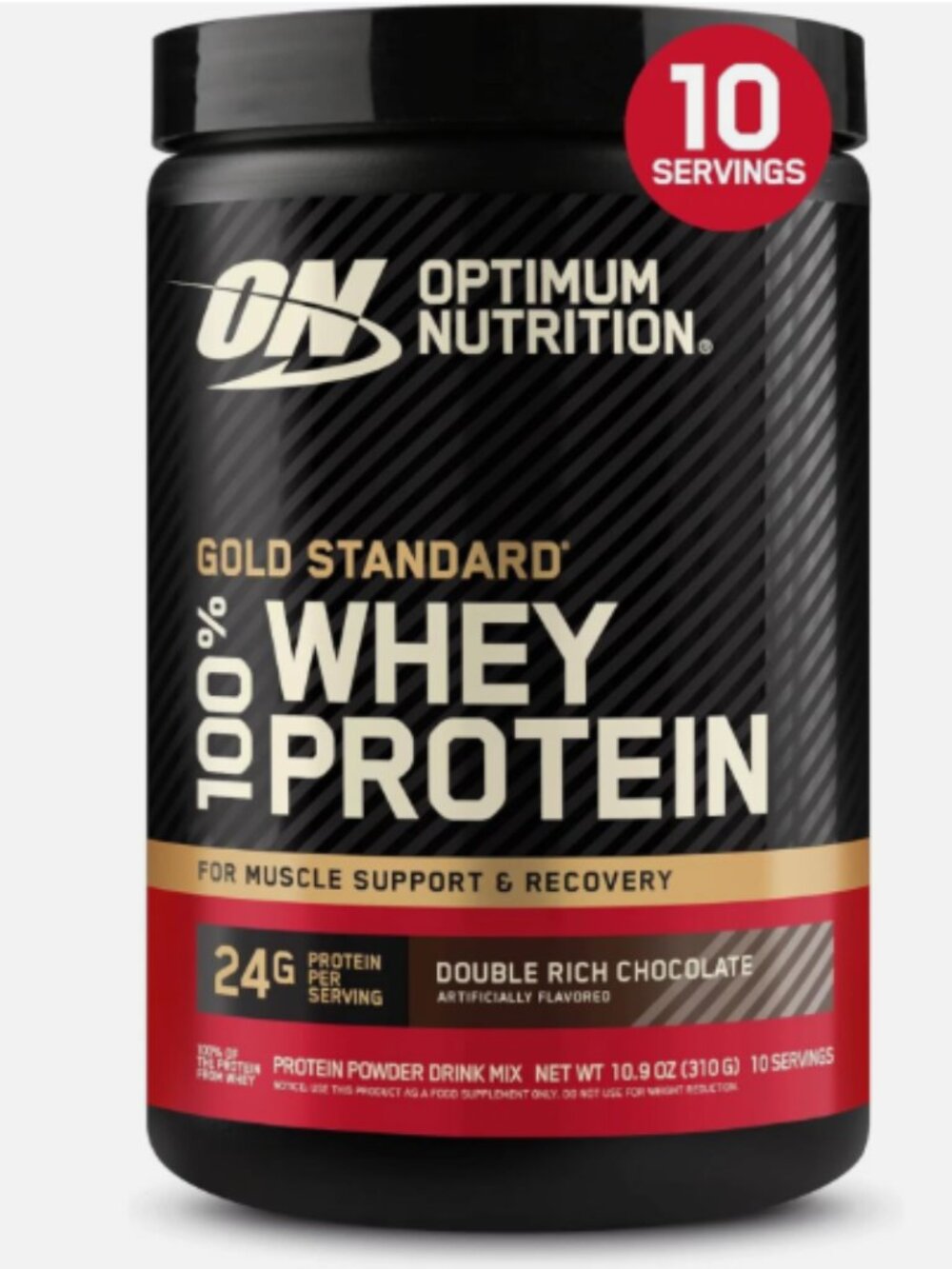 OPTIMUM NUTRION GOLD STANDARD 100% WHEY PROTEIN  DOUBLE DUTCH CHOCOLATE
